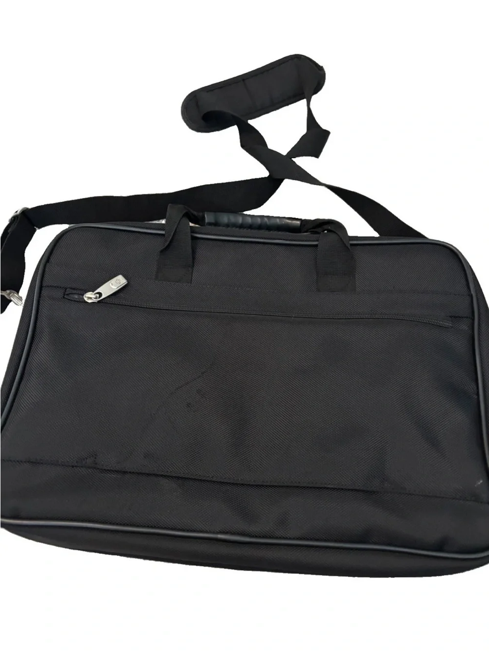Samsonite Black Men's Laptop Briefcase with Shoulder Strap